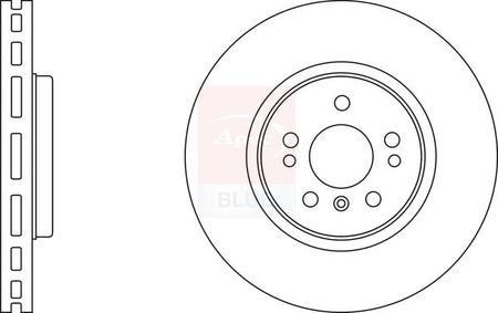 Apec Blue SDK6438 Brake Disc - 1