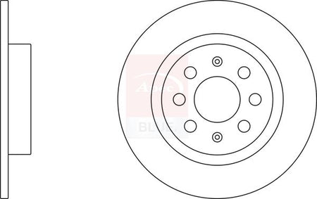 Apec Blue SDK6452 Brake Disc - 1
