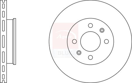 Apec Blue SDK6460 Brake Disc - 1