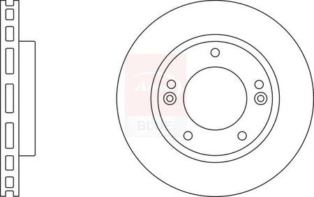 Apec Blue SDK6464 Brake Disc - 1
