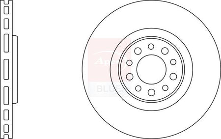 Apec Blue SDK6465 Brake Disc - 1