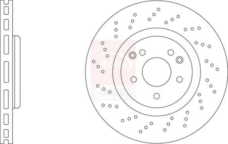 Apec Blue SDK6477 Brake Disc - 1