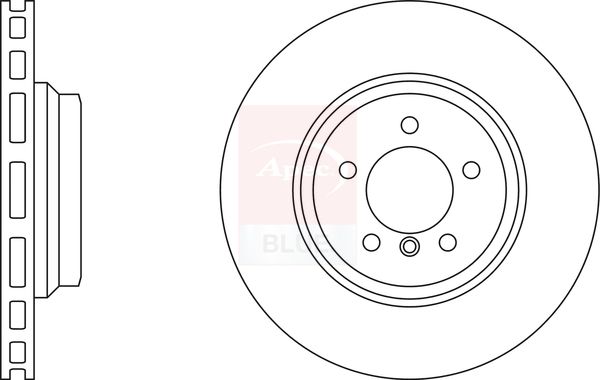Apec Blue SDK6487 Brake Disc - 1