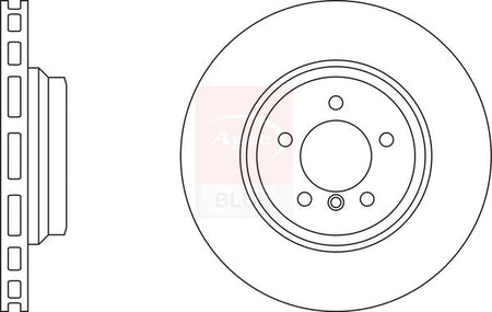 Apec Blue SDK6487 Brake Disc - 1