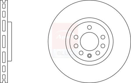 Apec Blue SDK6502 Brake Disc - 1