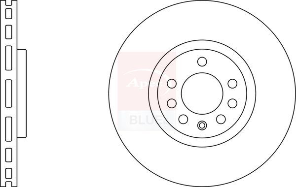 Apec Blue SDK6502 Brake Disc - 1
