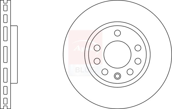 Apec Blue SDK6503 Brake Disc - 1
