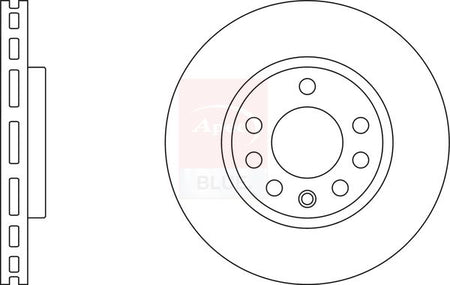 Apec Blue SDK6503 Brake Disc - 1