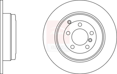 Apec Blue SDK6513 Brake Disc - 1
