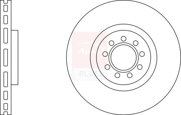 Apec Blue SDK6515 Brake Disc - 1