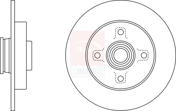 Apec Blue SDK6524 Brake Disc - 2