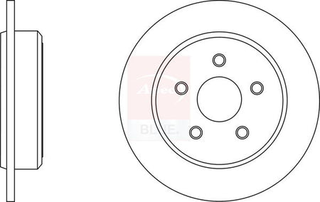 Apec Blue SDK6529 Brake Disc - 1