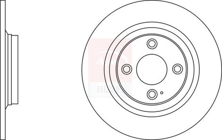 Apec Blue SDK6538 Brake Disc - 1