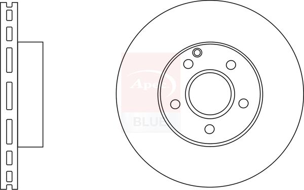 Apec Blue SDK6542 Brake Disc - 1