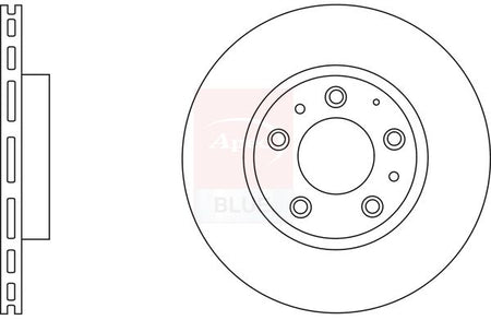 Apec Blue SDK6543 Brake Disc - 1