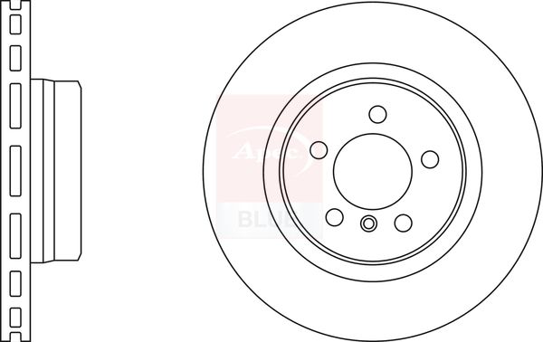Apec Blue SDK6548 Brake Disc - 1
