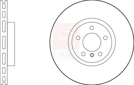 Apec Blue SDK6551 Brake Disc - 1