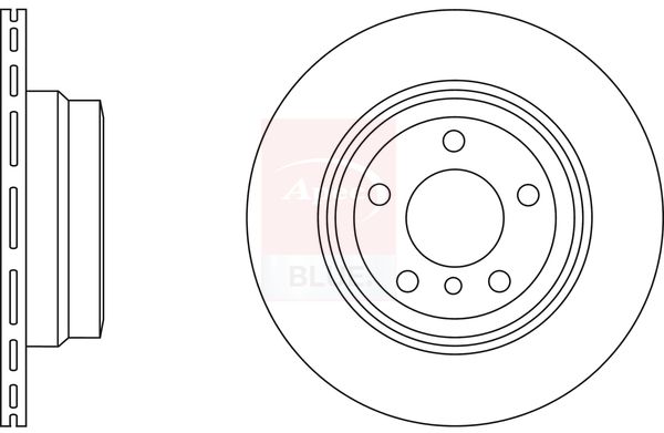 Apec Blue SDK6552 Brake Disc - 1