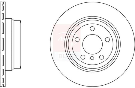 Apec Blue SDK6552 Brake Disc - 1