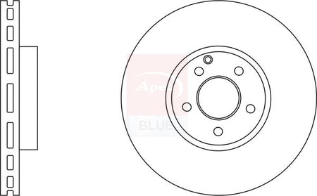 Apec Blue SDK6560 Brake Disc - 1