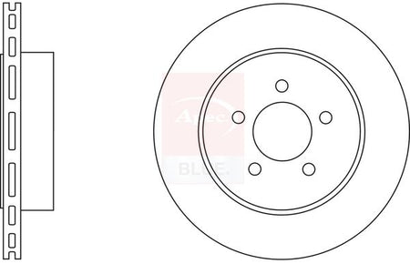 Apec Blue SDK6570 Brake Disc - 1
