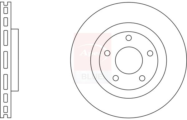 Apec Blue SDK6572 Brake Disc - 1
