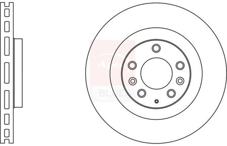 Apec Blue SDK6578 Brake Disc - 1