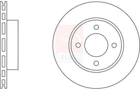 Apec Blue SDK6580 Brake Disc - 1