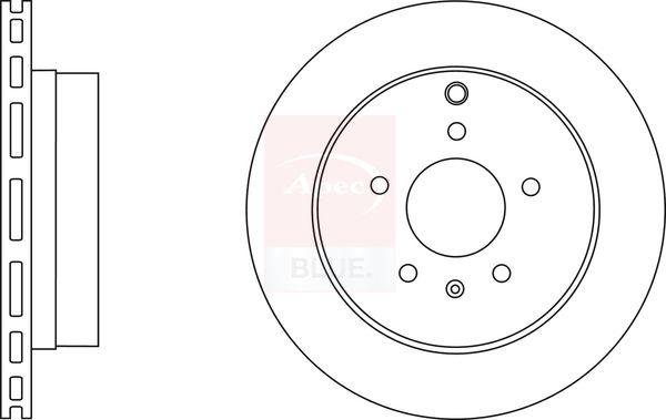 Apec Blue SDK6587 Brake Disc - 1