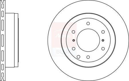 Apec Blue SDK6592 Brake Disc - 1