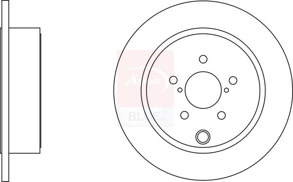 Apec Blue SDK6594 Brake Disc - 1