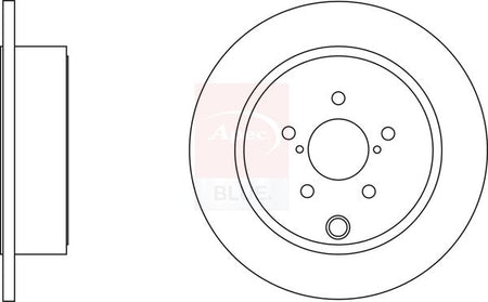Apec Blue SDK6594 Brake Disc - 1