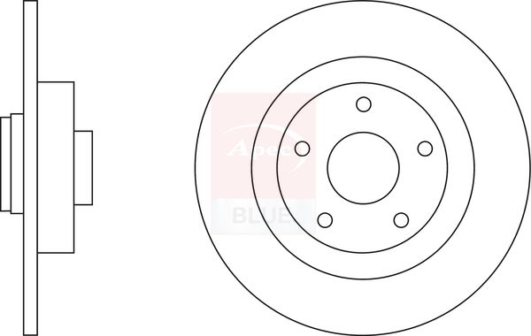 Apec Blue SDK6597 Brake Disc - 1