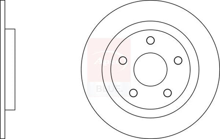 Apec Blue SDK6599 Brake Disc - 1