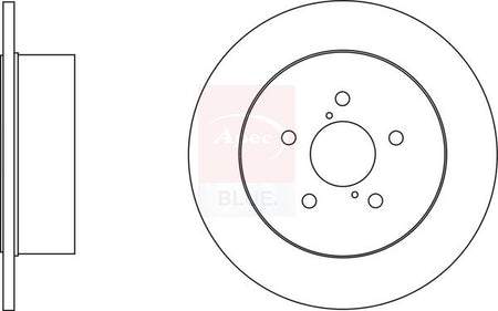 Apec Blue SDK6605 Brake Disc - 1