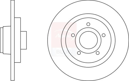 Apec Blue SDK6610 Brake Disc - 1