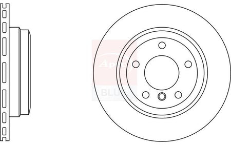 Apec Blue SDK6611 Brake Disc - 1