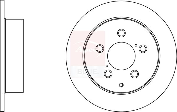 Apec Blue SDK6612 Brake Disc - 1