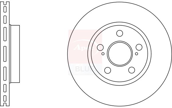 Apec Blue SDK6620 Brake Disc - 1