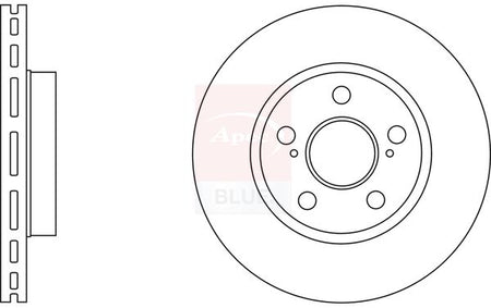 Apec Blue SDK6620 Brake Disc - 1