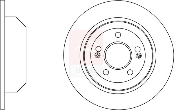 Apec Blue SDK6628 Brake Disc - 1
