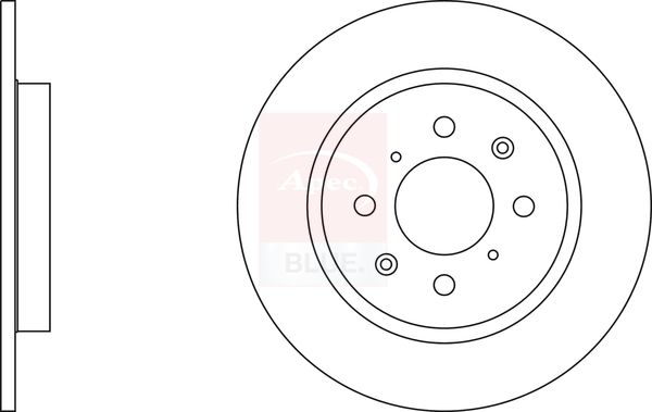 Apec Blue SDK6631 Brake Disc - 1
