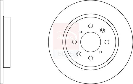 Apec Blue SDK6631 Brake Disc - 1