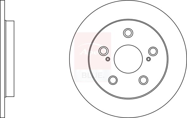 Apec Blue SDK6634 Brake Disc - 1