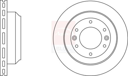 Apec Blue SDK6639 Brake Disc - 1