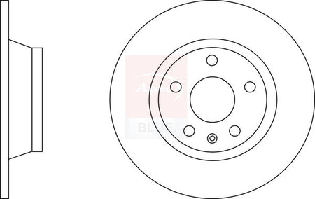 Apec Blue SDK6640 Brake Disc - 1