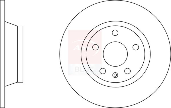 Apec Blue SDK6640 Brake Disc - 1