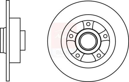 Apec Blue SDK6655 Brake Disc - 1