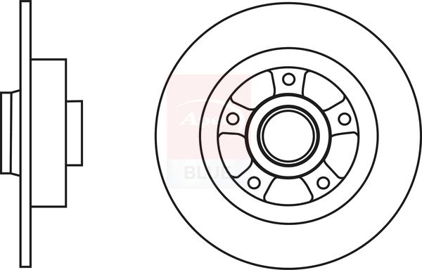 Apec Blue SDK6655 Brake Disc - 1