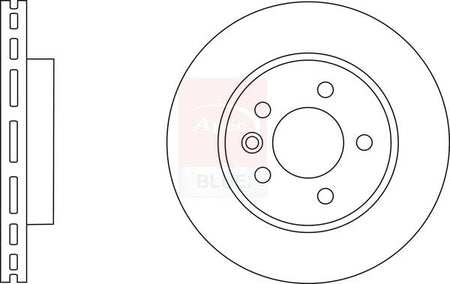 Apec Blue SDK6667 Brake Disc - 1